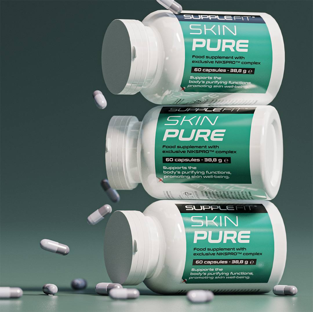 Unreine Haut von innen behandeln SkinPure™ – Kapseln für reine Haut & weniger Hautunreinheiten
