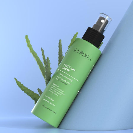 Aurodhea Erste-Hilfe Spray mit 98% Aloe Vera